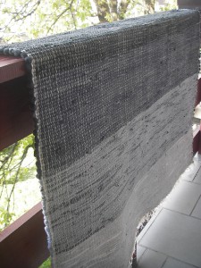 ručne tkaný handričkový koberec